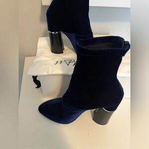 3.1 Phillip Lim Kyoto crushed velvet ankle boot